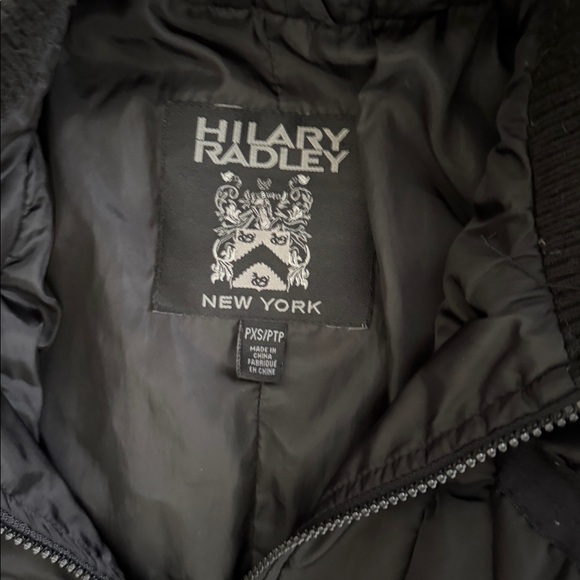 Hilary Radley Black Puffer Jacket with Hood - Picture 2 of 4